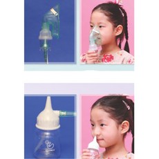 어린이 네블라이저 코셕션 콧물흡입 코세척 키즈 가정간호 유아 기침, 1세트