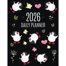 (영문도서)Penguin Daily Planner 2026: Keep Track of All Your Weekly Appointments! Cute Fun... Paperback, Semsoli, English, 9781965994641