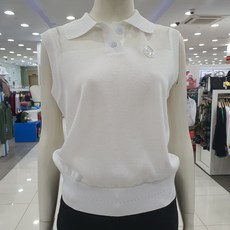 까스텔바작 여성 골프 조끼 베스트 기능성 데일리 라운딩룩 여름 빅카라 니트나시SV701EM1USDH5583957