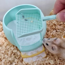 햄스터 똥삽 모리의 놀이공간 소동물 고슴도치 모래삽 배변삽, 핑크, 1개