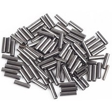 와이어 라인 구리 낚시 배럴 튜브 슬리브 단일 커넥터 압착 케이블 100PCS 태클, 1 6 100PCS