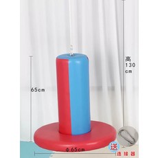 감각 통합 스윙 플랫 훈련 그네 발달 기구 감통 센터 감각통합 밸런스 놀이터 특수체육, 1개, 강화 업그레이드 수직 포대 65x65cm