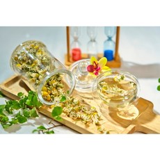감천마을꽃차 명인이 만든 수제꽃차 유투브꽃차교실 / 캐모마일꽃차 사각(소), 1개, 1개입, 1g