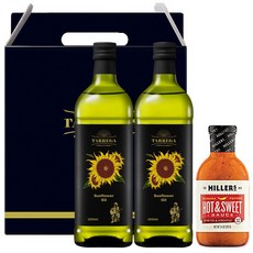 타레가 해바라기유 1Lx2+밀러소스 3병 선물세트, 없음, 1세트