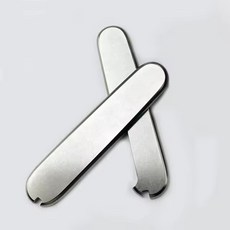 1쌍 벌집 패턴 나이프 티타늄 합금 핸들 저울 91mm Victorinox 스위스 육군 칼 그립 DIY 액세서리 부품 만, 평면 패턴 1쌍, 4D