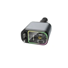 자동차 고속 충전기 USB Type-C 전원 어댑터 IOS 안드로이드 폰용 지붕 별빛이 있는 개폐식, 01 Black