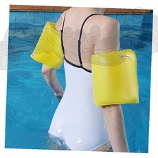 파스텔 물놀이 수영장 미니 팔튜브 계곡 바다 용품, 1개, ELN파스텔암링뷰트 카키베이지