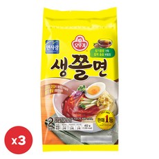 오뚜기 생쫄면(2인) 452g 3개