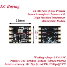1Pc-10Pc GY-BME280 5V 3.3V 디지털 온도 대기압 센서 모듈 임베디드 스마트, 10pcs, 04 ZY-BMP280