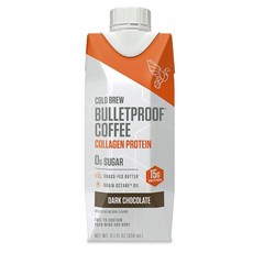 防彈冷萃咖啡膠原蛋白黑巧克力, 330ml, 1個