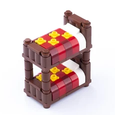 MOC 도시 집 빌딩 블록 주방 사무실 침실 피아노 침대 소파 아이스 박스 램프 책장 물고기 탱크 벽돌 세트