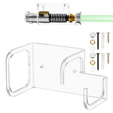 Cosmos Lightsaber 벽 마운트 스탠드 수평 디스플레이 랙 아크릴 라이트 세이버 홀더 배치 Savi 광선검 및 대부분의 광선검과 호환