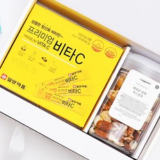 비타민 40포+달달믹스견과 답례품 세트, 1세트, 비타민40포+달달믹스견과