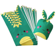 모디안 구디백 단체 포장 보자기형 선물 봉투 13.5 x 22 cm, 공룡, 50개