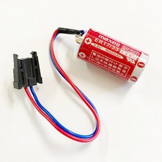 maxell ER17/33 3.6V 1600mAh 帶2P黑色蝴蝶頭 PLC鋰電池(含稅)佑齊企業, 1個
