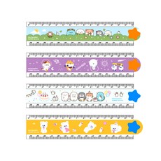 모닝글로리 캐릭터 겹자 30cm 랜덤, 1개