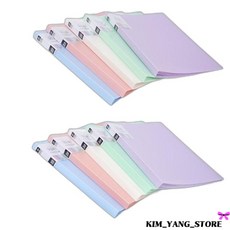 KY A4 클리어파일 20매 파일철, 아이보리, 1개, 20매 - 아이보리