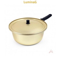 레트로 양은냄비 편수 24cm 라면 찌개 냄비 황냄비 끓임, 1개