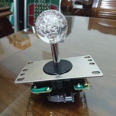 日本SANWA三和JLF-TP-8YT透明氣泡搖桿頭 (四方向/八方向搖桿可選), 1個, 三和四方向氣泡頭搖桿JLF-TP-8YT