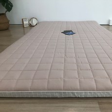 100% 국내생산 포시즌 사계절 무지 누빔 요커버, 세미 브라운