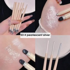 다크서클 컨실러 화이트 매트 하이라이터 펜 방수 진주 광택 실버 밝게 아이 페이셜 글리터 누에 누워있는 아이섀도우 스틱 페이스 메이크업, [06] 06, 06 06