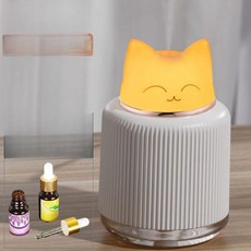 무드등 가습기 물흐르는 인테리어 빗소리 리모컨 휴식, 기본 색상, 화이트 7 10개 4병 아로마