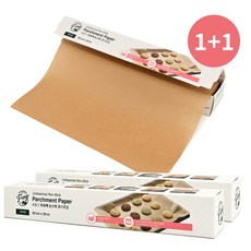 FROG 무표백 논스틱 종이호일(30cm x 20M) 오븐 전자렌지 사용가능 들러붙지 않는 종이 호일, 20m, 1개입, 2개