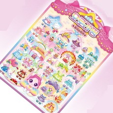 마켓마고 오로라핑코디스티커 캐릭터놀이교구