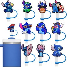 ZERCEJC Stanley 11개 블루 실리콘 빨대 커버 96.2ml(30&40온스) 텀블러용 재사용 가능한 빨대 팁 뚜껑 10mm 빨대 여행 캠핑 파티에 적합