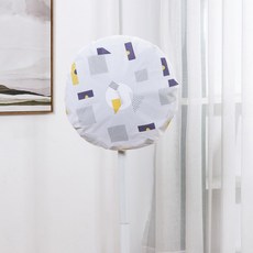 방수 선풍기 커버 보관 덮개 먼지 카바 보관망 벽걸이 스탠드, 1개, 토끼마을