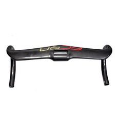 全碳纖維公路車彎把 T800碳布輕量化氣動破風內走線一體把, 1個