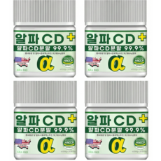 알파CD 플러스 프리미엄 정제형 식약청인증 HACCP, 4개, 30정