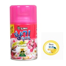 (형제)산도깨비 향기속 분사기리필 향캔 모과향 방향제 업소용 가정용 향기속 분사기 디스펜서기기 별도, 290ml, 6개