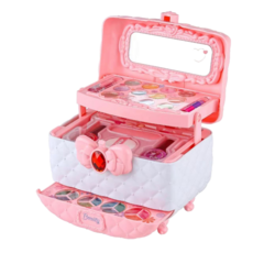 키즈뷰티 프로페셔널 장남감 메이크업 박스 화장품 화장놀이 세트, 리틀스타, 1세트, 슈트