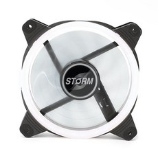 에이원아이엔티 DOUBLERING FAN 120 쿨링팬 WHITE, 1개