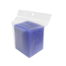經典透明卡套 100PT (25入) 適用55PT卡夾/卡套，保護展示2.5mm厚度卡片, 透明100PT, 25個
