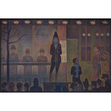 Circus Sideshow (Parade de cirque) 편집아트포스터 감성선물 쇠라, 그림만(매트지), A6