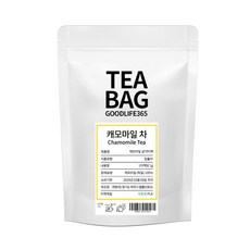 굿라이프365 캐모마일차 삼각티백 독일산, 1g, 1개, 50개입