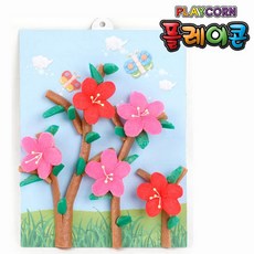 플레이콘 [플레이콘] 플레이콘봄꽃액자만들기(진달래), 1개