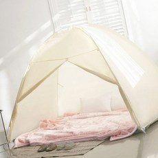 실내 난방 텐트 2인용 겨울 방한 돔 우풍 차단 막
