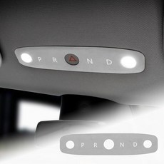 FDAIUN 테슬라 모델 3 2024 알칸타라 센터 콘솔 독서용 조명 프레임 커버 스티커 내부 장식 트림 액세서리 (라이트 그레이), 라이트 그레이