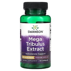 스완슨 트리뷸러스 트리블러스 250mg 60캡슐 남가새추출물 Tribulus