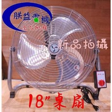 獎風牌 TH-186 18吋 工業扇, 風扇本島,打統編, 鋁葉