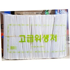 300입 특- 나무 젓가락 비닐 일회용 식당용 업소 식당, 1개, 1개