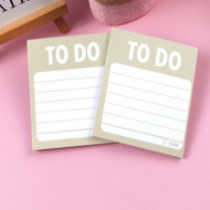 우빅 부착 메모지 60매 떡메모지 뜯어쓰는메모지 전화메모지