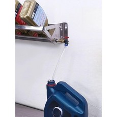 폐유모으는통 엔진오일 미션오일 스텐 스테 카센터 펌프 벽걸이 수집 홀, 3구 기름 회수대 스테인리스스틸