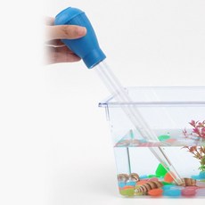 어항 물고기 관리용 대형 스포이드 치어 분리 청소용, 1개