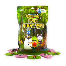 어린이 레벨업 명탐정 피트 비타C캔디 1000정 유아비타민, 1개, 1200g