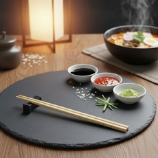 젓가락받침대 미끄럼방지 블랙 모던 홈카페 수저받침 1인용, 1개