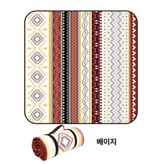 방수 피크닉 매트 두꺼운 소풍 돛자리 야외 돗자리, 1개, 베이지 300x200cm